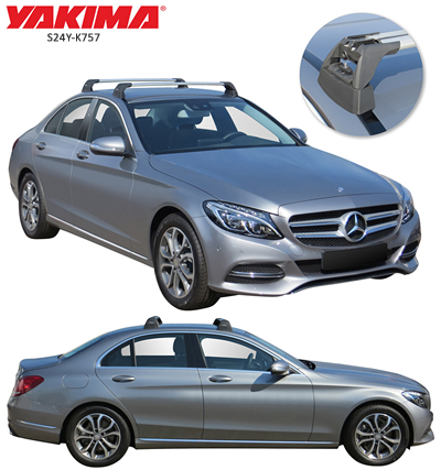 Yakima Roof Racks Mercedes C-Class sedan